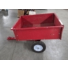 Image 1 : Fantastic Condition Haul Master 10 Cubic Foot Dump/Tilt Trailer Cart With Removable Tailgate 600lb C