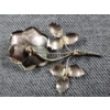 Image 3 : Lovely Sterling Silver 2" Rose Pin Weighing 4.8 Grams