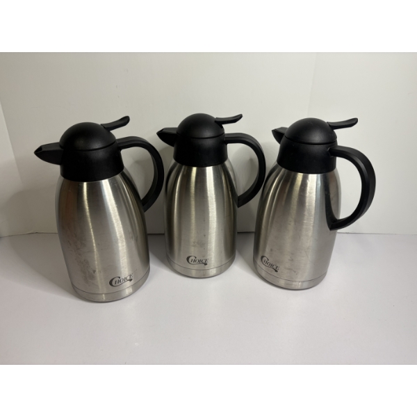 (3) 12 inch Cofeee Carafes