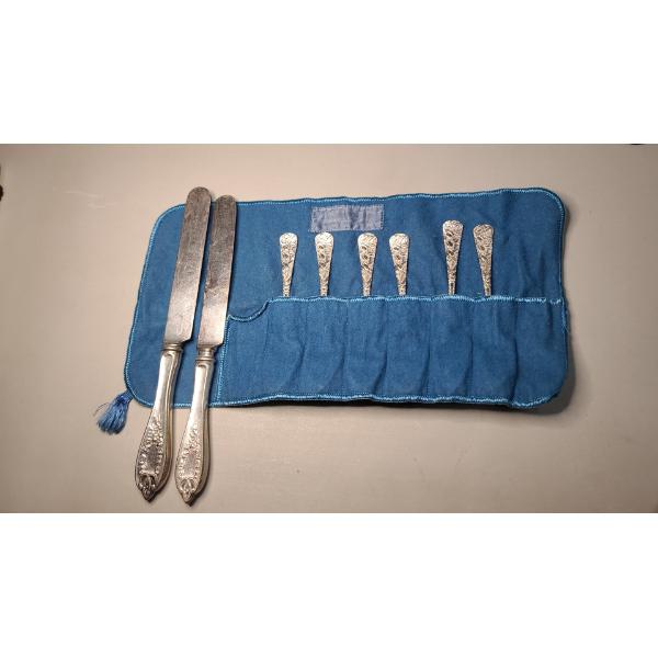 Silver Plated Flatware - Butter Knives & Spoons