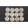 Image 5 : Assorted Years & Mint Marks 90% Silver Mercury Head Dimes - Face Value: $1.20