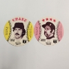Image 1 : Two Crane Potato Chips / Isaly's Round Collectors Cards: Catfish Hunter & Thurman Munson