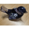 Image 1 : Gorgeous Vintage Hand Painted Fenton Glass Purple Song Bird