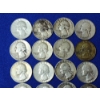 Image 2 : x20 Assorted Years 90% Silver Quarters Including Standing Liberty and Washington FV: $5.00