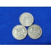 Image 2 : x3 Great Britain 6 Pence Silver Coins ASW: 0.0455 oz Each