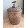 Image 1 : Vintage Five Gallon Cities Service Can With Wood Handle