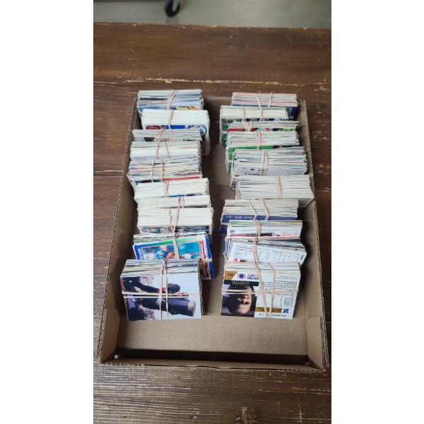 1980s/1990s Assorted Football, Baseball & Basketball Cards Including Upper Deck, Topps And More!