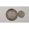 Image 2 : U.S 1943-S 90% Silver Walking Liberty Half Dollar & 1944 90% Silver Mercury Dime - Face Value: $0.60