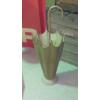 Image 1 : RARE Antique  ART  DECO - Brass Umbrella Stand - See Pics - Tells You All you Need To Know