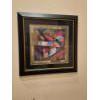 Image 3 : 2 Pcs - Framed Under Glass - Modern Art Prints 19 x 19 Image - 29 x 29 Overall