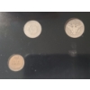 Image 5 : Obsolete Coins of America's Past Collection in Nice Wooden Display Box With Window - Silver FV $0.85