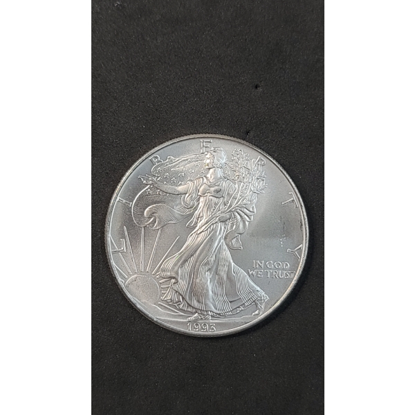 1993 United States 1 Troy Ounce .999 Fine Silver American Eagle