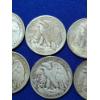 Image 7 : x7 Assorted Years 90% Silver Walking Liberty Half Dollars FV: $3.50