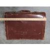 Image 4 : Vintage Collectables Including Metal First Aid Box, Enamelware Bedpan, Folding Wood 24''x30'' Bench 