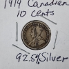 Image 2 : 1919 Canadian Sterling Silver Dime