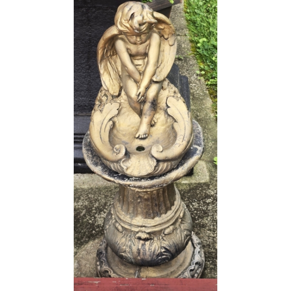Cherub Angel Fountain - 32" Tall