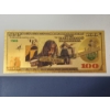 Image 2 : Collectible Rob Zombie Rock & Roll 24K Gold Foil Bank Note w/ CoA