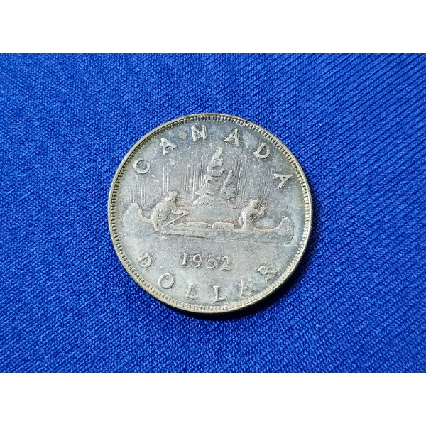 1952 Canada 80% Silver Dollar / ASW: 0.6oz