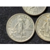 Image 2 : Two Silver Twenty Centavos 1944-D Coins & 1944-S Five Centavos Coin