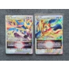 Image 1 : Two Holo Rare Pokemon Trading Cards - Zacian V Star 096/159 & Zamazenta V Star 099/159