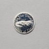 Image 1 : "The Great State of Florida" Gold Silver Naples: Gator 1 Gram .999 Fine Silver Round