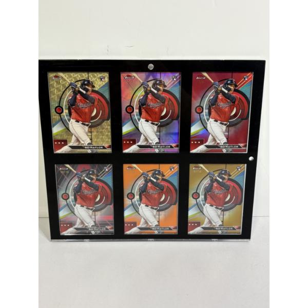 Bo Naylor Guardians Baseball Trading Cards in Photo Frame - 6 Cards - 8.5x9.5" Frame 
