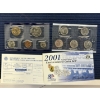 Image 4 : 4 Uncirculated Coin Sets - U.S. Mint - FV $9.56 - 2001 (2) - 1974 & 1987 -Includes Quarters 