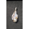 Image 2 : Sterling Silver Wrapped Pearl Pendant & Pearl Necklace
