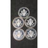 Image 2 : (5) 2017 John F. Kennedy 100 Years Commemorative Silver Coins