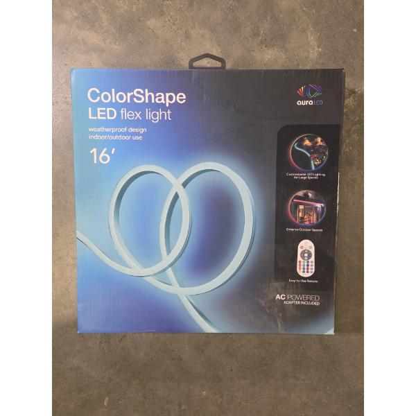 All New- Aura LED Color Changing Remote 16' Flex Light