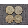 Image 4 : Four Assorted 80% Silver Canadian Half Dollars - ASW: 0.3 Oz Per Coin - About 1.2 Oz ASW Total! 