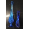 Image 1 : Excellent Condition Highly Collectable Gorgeous Vintage Cobalt & Colonial Blue Swung Vases