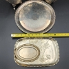 Image 9 : Nice Lot of Assorted Silverplated Items: Pitcher, Trays, Sugar/Creamer Bowl - Total Weight: 6.0 lbs