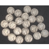 Image 1 : Assorted Years/Mint Marks 90% Silver Mercury Dimes - Face Value: $2.20
