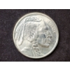Image 1 : One Troy Ounce .9999 Fine Silver Buffalo Indian Round - 1 Oz Silver!