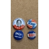 Image 1 : (4) Assorted Vintage Political Campaign Buttons