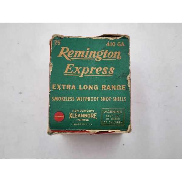 Vintage Remington Express .410 Gauge Shot Shells - 3" No. 6 - Extra Long Range