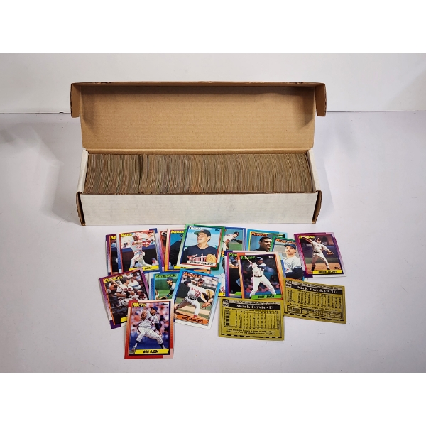 Huge Lot of 1990 Topps Baseball Trading Cards Mint/Near Mint Condition