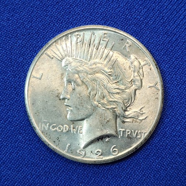 United States 1926 Silver Peace Dollar - 90% Silver 