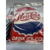 Image 1 : Pepsi -Cola Drink Ice-Cold 13 1/2" x 14" Metal Sign - Brand New In The Package