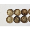 Image 2 : x12 Assorted Years U.S. Roosevelt and Mercury 90% Silver Dimes FV: $1.20