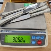 Image 4 : Five Sterling Silver Handled Butter Knives With Stainless Steel Blades ~ Total Weight 305.8 Grams