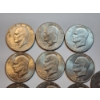Image 2 : x10 Assorted Years Eisenhower Clad Dollars FV: $10.00 & Atlantic City Casino $1 Coin