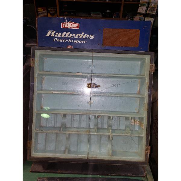 Advertising - "Eveready"  Battery Store Rack Display - See Pics
