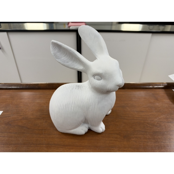 Ceramic Bisque Rabbit - 7.5" W x 12"H x 5"D