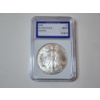 Image 1 : IGS MS70 2002 American Silver Eagle 1 oz .999 Fine Silver 