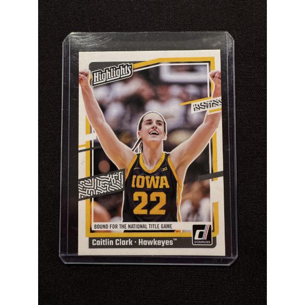 2024 Panini Donruss Caitlin Clark Rookie Basketball Card - Mint Condition