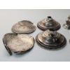 Image 3 : Sterling Silver Candlestick Holders - Condition as Shown - Total Weight: 75.8g