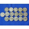 Image 4 : Lot of 16 Jefferson Wartime Nickels - 35% U.S. Silver - Face Value: $0.80