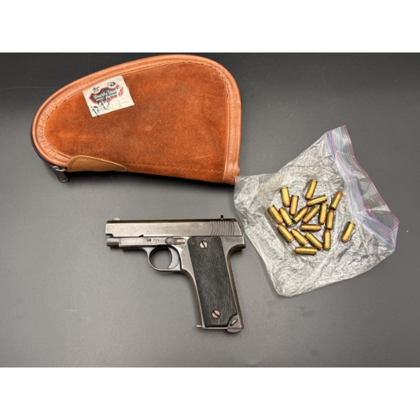 Pistolet Automatique "Ideal" .32 ACP Semi-Automatic Pistol with Soft Case & Ammo